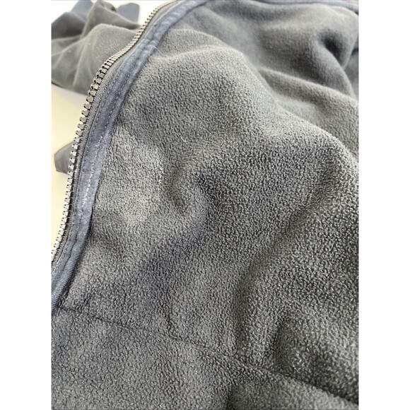 VTG Nike Blue Tag Fleece Jacket Men’s Large Black Full Zip Vintage - Picture 7 of 11